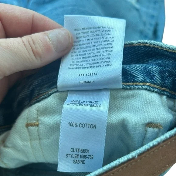 CITIZENS OF HUMANITY Sabine High Rise Straight Leg Jeans in Gretta Size 26 NWT - Picture 10 of 11